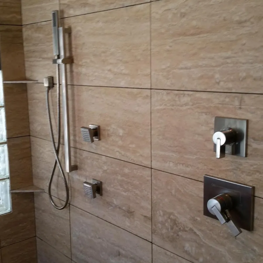 Shower fixture installation for Water Heater Replacement in Lealman